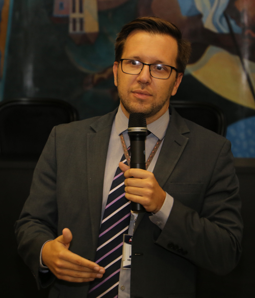 O diretor-geral apresentou o organograma do TCE (Foto: Fred LaRocca)